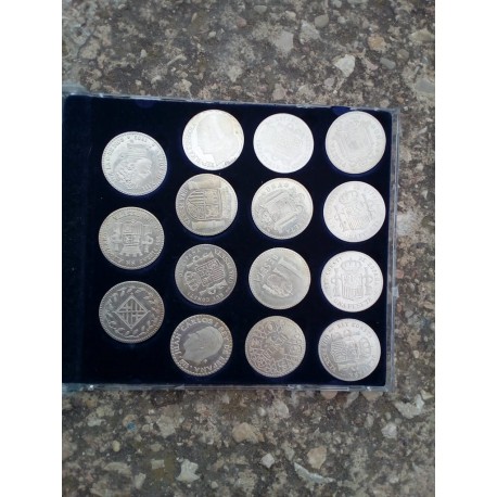 Colección 15 pesetas en plata de ley